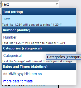 Import tool: format datetime