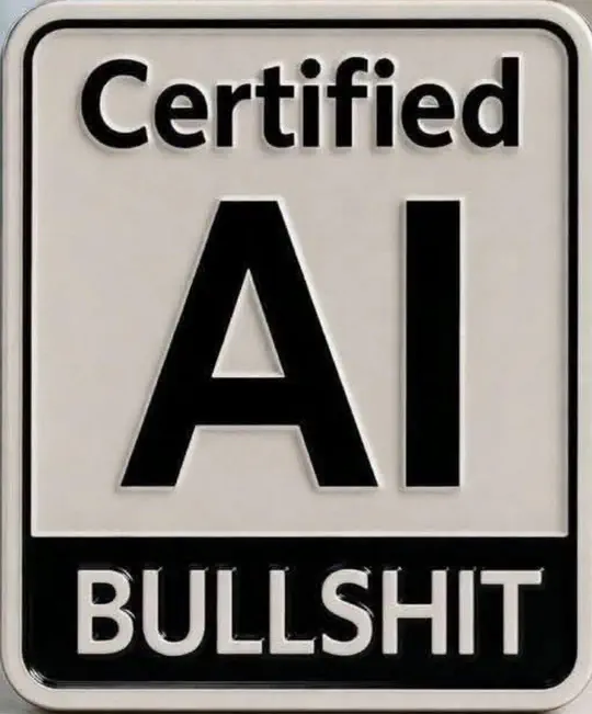 Certified AI Bullshit